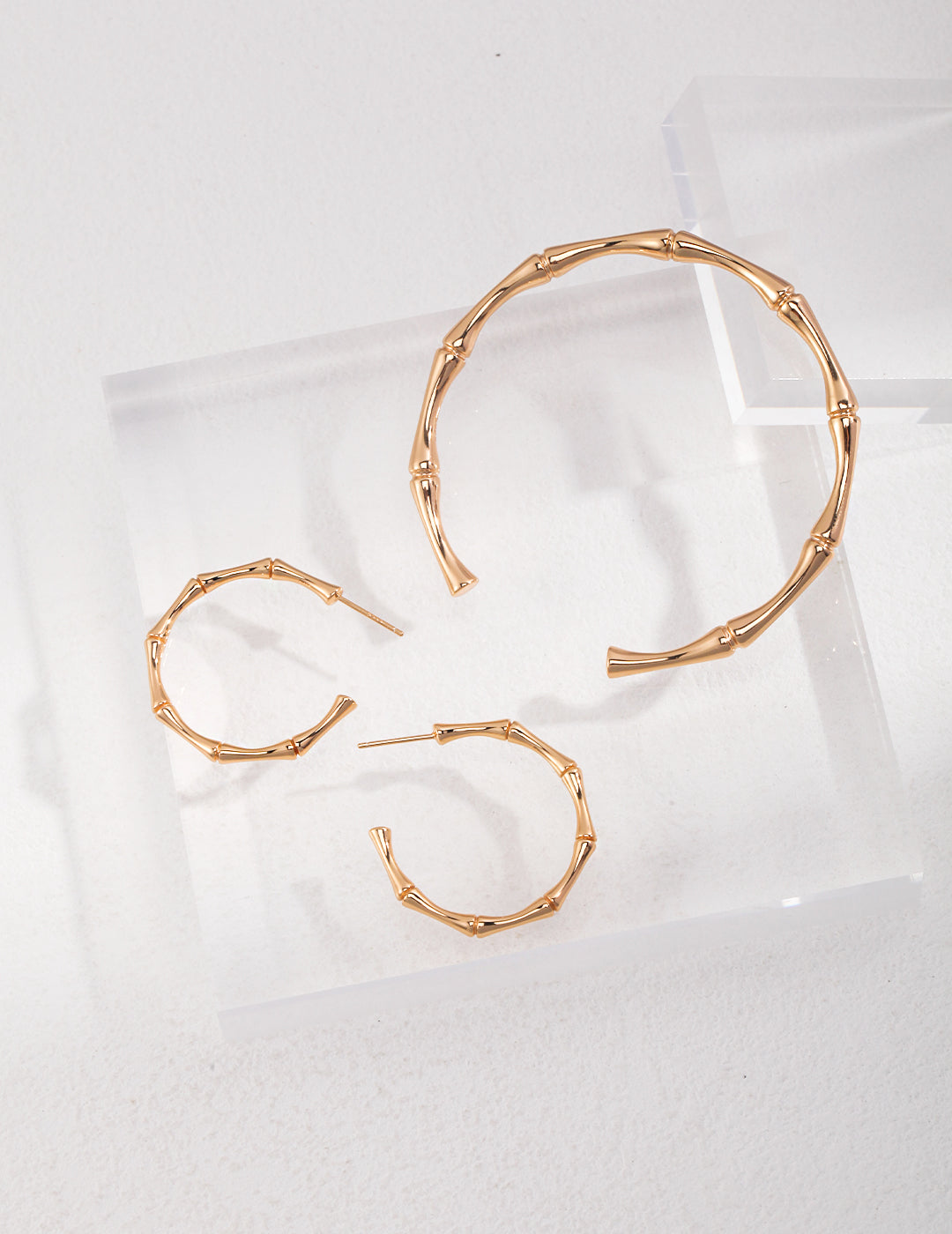 Bamboo Tide Bangle | 925 Sterling Silver / Gold Plated – Silent Sea Series