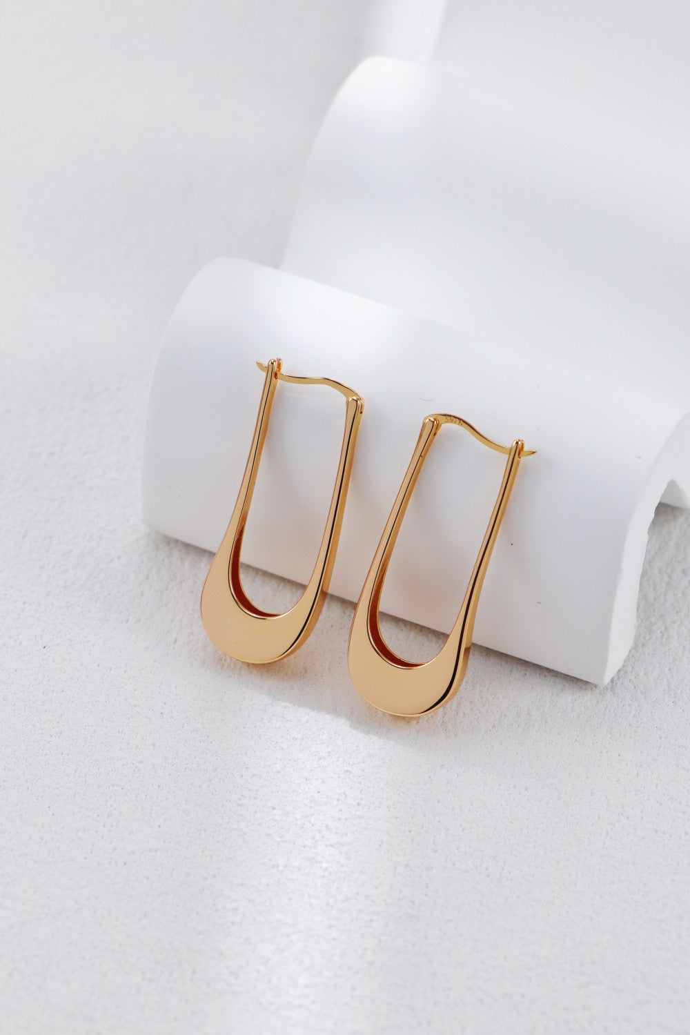 Tide Curve Earrings | 925 Sterling Silver / Gold Plated – Silent Sea Series