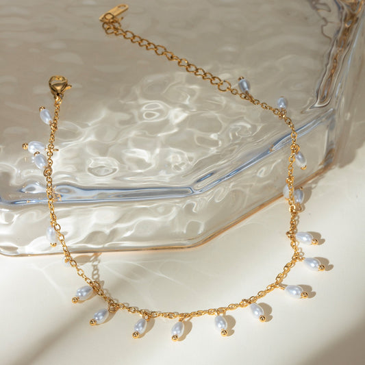 Pearl Charm Anklet